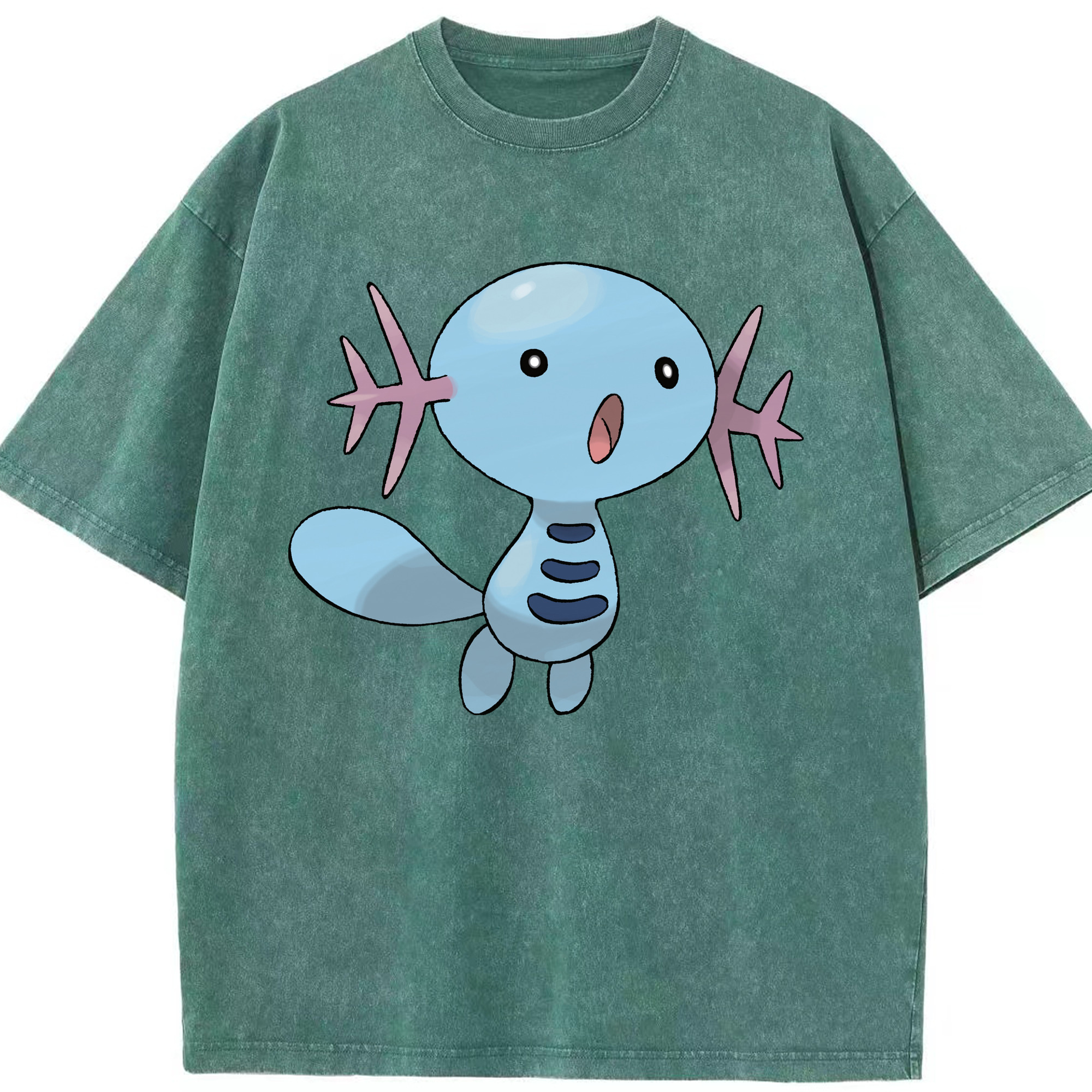 （画像用） ポケットモンスター Pokémon 綿100% ヴィンテージ風 半袖Tシャツ（フロントプリント）